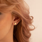 925 Sterling Silver Maple Leaf Studs