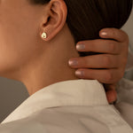 925 Sterling Silver Pumpkin Studs 3