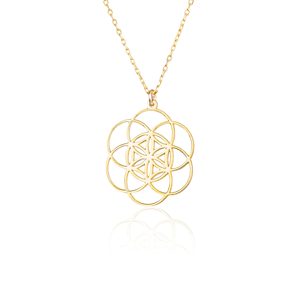 925 Sterling Silver Six Leaf Clover Necklace