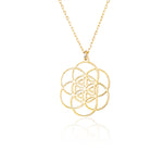 925 Sterling Silver Six Leaf Clover Necklace