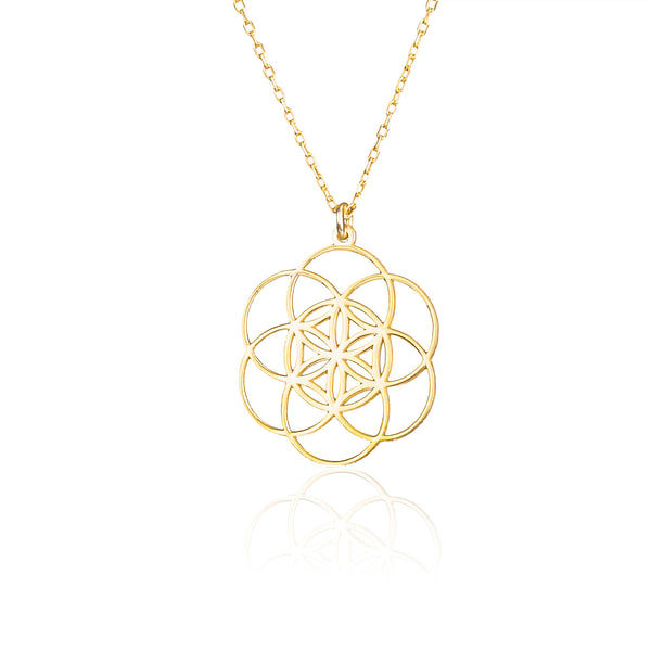 925 Sterling Silver Six Leaf Clover Necklace