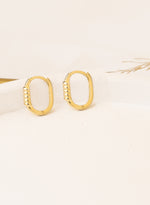 925 Sterling Silver Spiral Kemerli U Earrings
