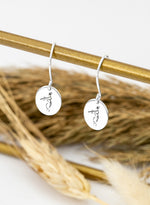925 Sterling Silver Handmade Krishna Earring