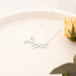 925 Sterling Silver Isim Necklace 2