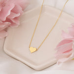 925 Sterling Silver Minimalist Heart Necklace