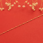 925 Sterling Silver Ankle Intermimtent Chain