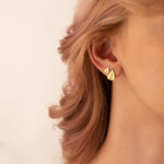 925 Sterling Silver Leaf Studs