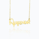 925 Sterling Silver Disney Name Necklace