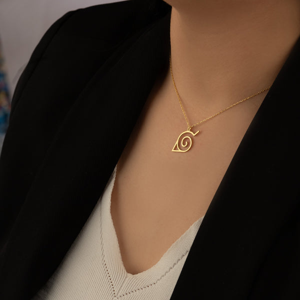 925 Sterling Silver Anime Necklace