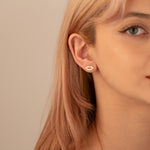 925 Sterling Silver Dainty Lip Earrings