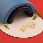 925 Sterling Silver Sunburst Earrings