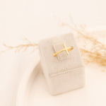 925 Sterling Silver Cross Ring Haç Ring
