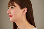 925 Sterling Silver Threader Leaf Earring