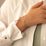 925 Sterling Silver Sacral Chakra Bracelet
