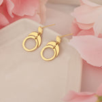 925 Sterling Silver Moon Phase Dangle Earrings