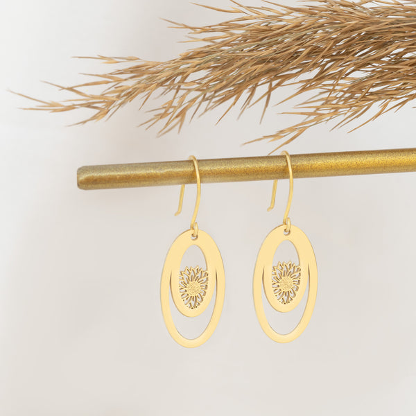 925 Sterling Silver Lotus Earring