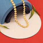 925 Sterling Silver Sequin Necklace