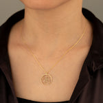 925 Sterling Silver Fibonacci Golden Ratio Necklace