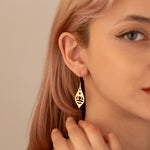 925 Sterling Silver Zodiac With Stars Earrings