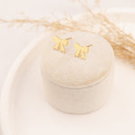 925 Sterling Silver Ribbon Earrings