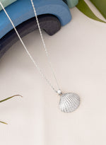 925 Sterling Silver 3D Seashell Necklace