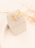 925 Sterling Silver Cross Adjustable Ring