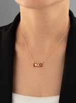 925 Sterling Silver 100. Yıl Necklace