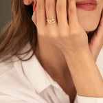 925 Sterling Silver Double Name Fuck Off Ring