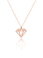 925 Sterling Silver Diamond Necklace