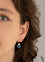 925 Sterling Silver Evil Eye Earrings