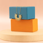 925 Sterling Silver Sunburst Necklace