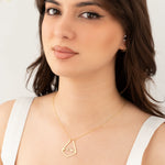 925 Sterling Silver Mountain Ring Holder Necklace