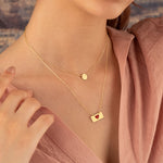 925 Sterling Silver Minimalist Heart And Coin Choker Necklace