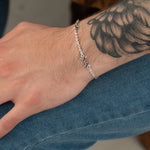 925 Sterling Silver Barbed Wire Bracelet