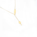 925 Sterling Silver Wine And Glass & Y Necklace