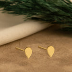 925 Sterling Silver Teardrop Stud Earrings