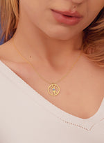 925 Sterling Silver Life Symbol Necklace With Birthstone