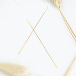 925 Sterling Silver Threader Chain Earrings