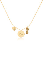 925 Sterling Silver Daughter Initial And Name Necklace