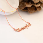 925 Sterling Silver Isim Necklace 1