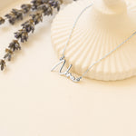 925 Sterling Silver Name Necklace Handwriting,