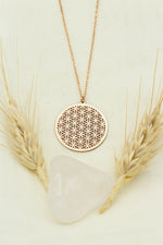 925 Sterling Silver Flower Of Life Necklace