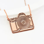 925 Sterling Silver Camera Necklace