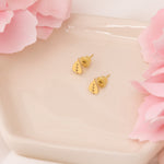 925 Sterling Silver Leaf Studs