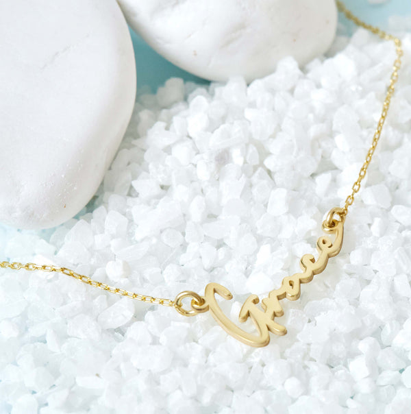 925 Sterling Silver Personalized Name Necklace