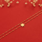 925 Sterling Silver Star Anklet