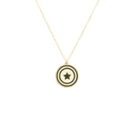 925 Sterling Silver Shield Pendant Necklace
