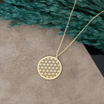 925 Sterling Silver Flower Of Life Necklace