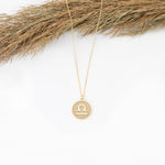 925 Sterling Silver Zodiac Coin Necklace