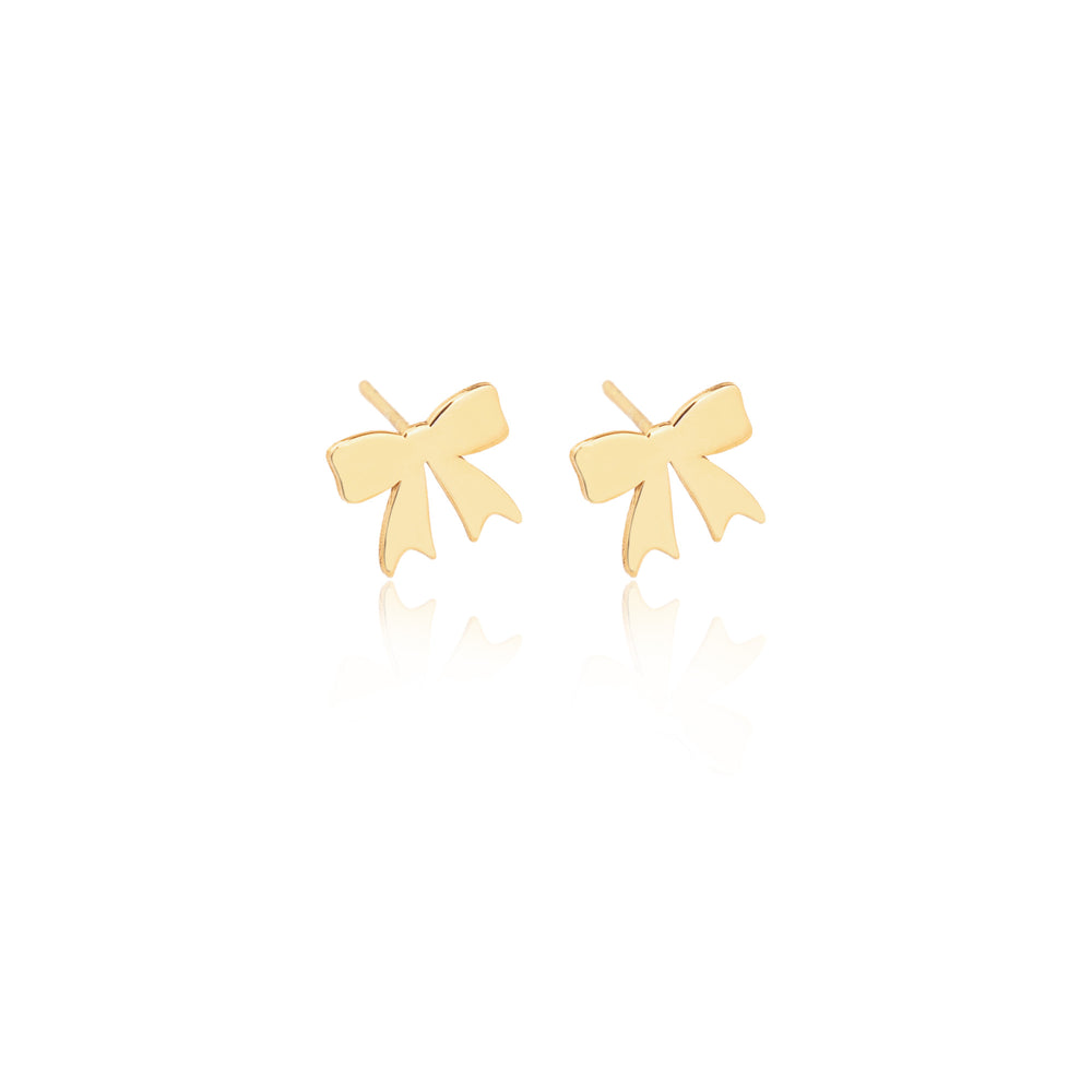 925 Sterling Silver Ribbon Earrings